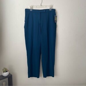 Teal Straight Leg Pants